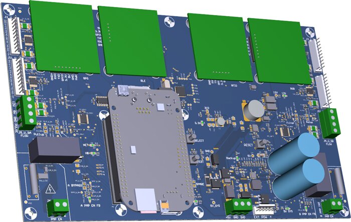 3D Model of a Circuit Board Designed by DMC