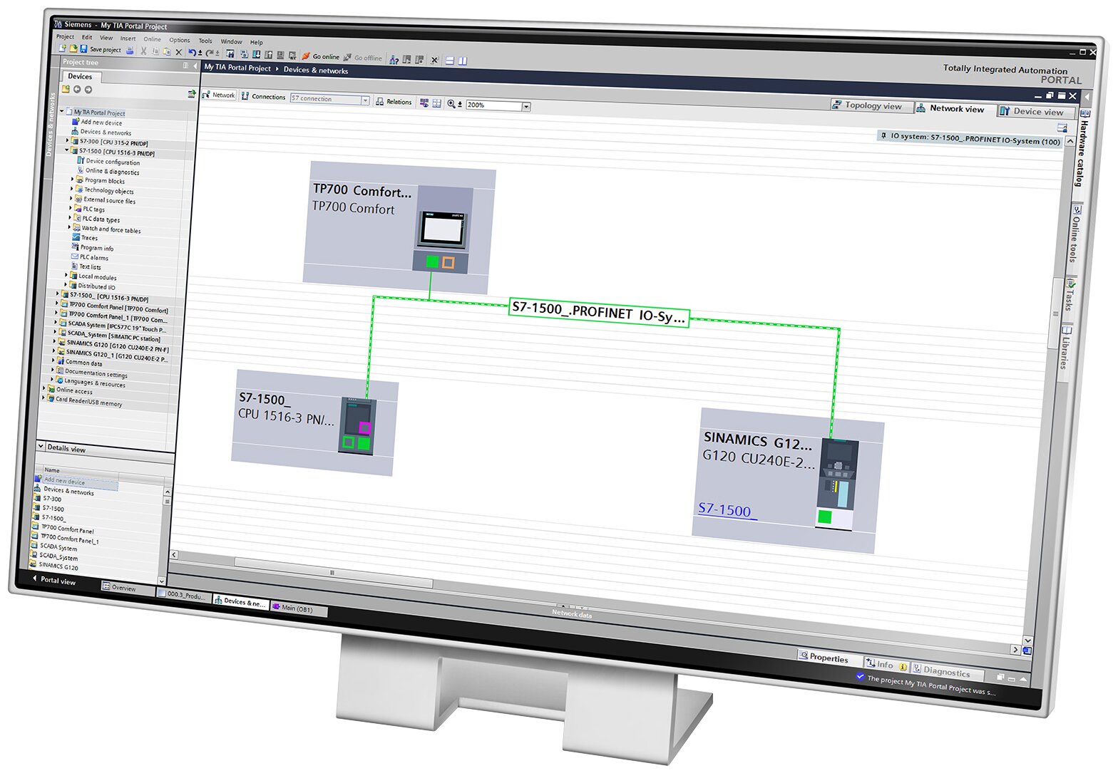 S7-1500 PLC, G120 and Comfort Panel with TIA Portal