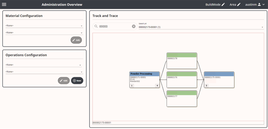 MES track and trace