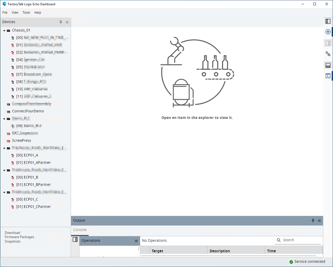 FactoryTalk Logix Echo Dashboard