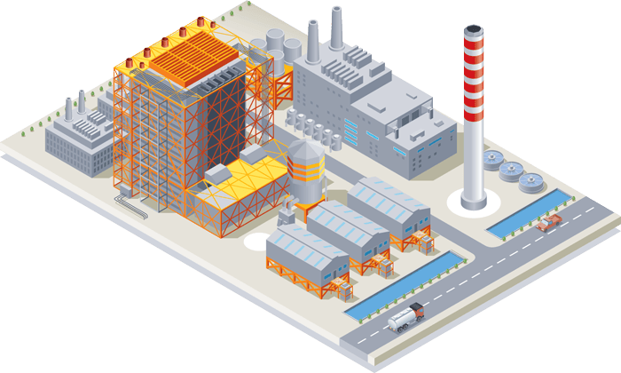 Illustration of a Factory