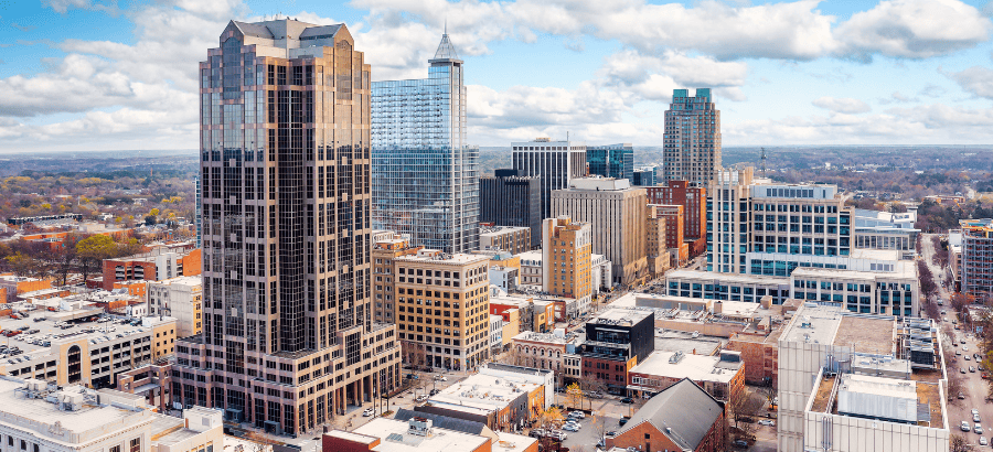 Raleigh skyline