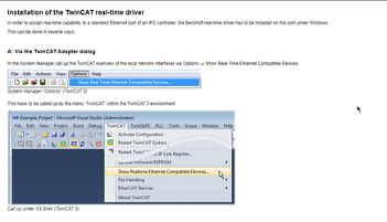 Show Realtime Ethernet Compatible Devices